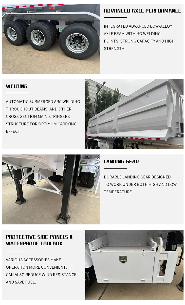 3 ejes Retrima trasero del cilindro hidráulico | Luyi 10