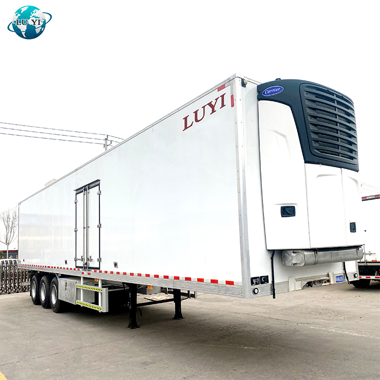 Transporting Food Meat Refrigerated Semi Trailer 8