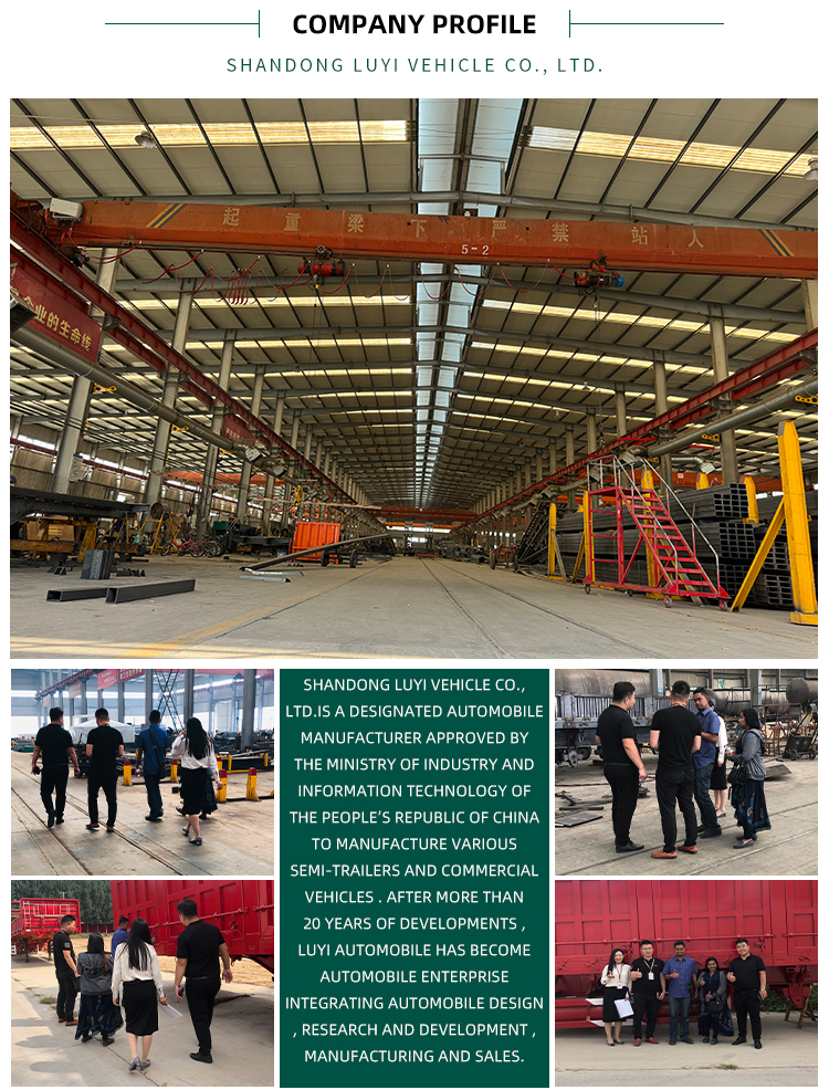 60t/80t 4-оси гидравлический дамп полуприцепа для тяжелых грузов 17