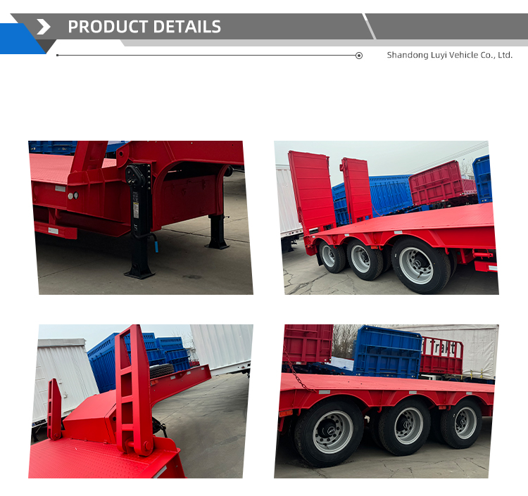3 Axle Gooseneck Semi Truck Trailer | Luyi 10