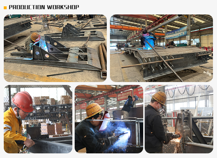 Semirrailer de pared de la pared lateral de carga a granel de 60 toneladas de 60 toneladas 17