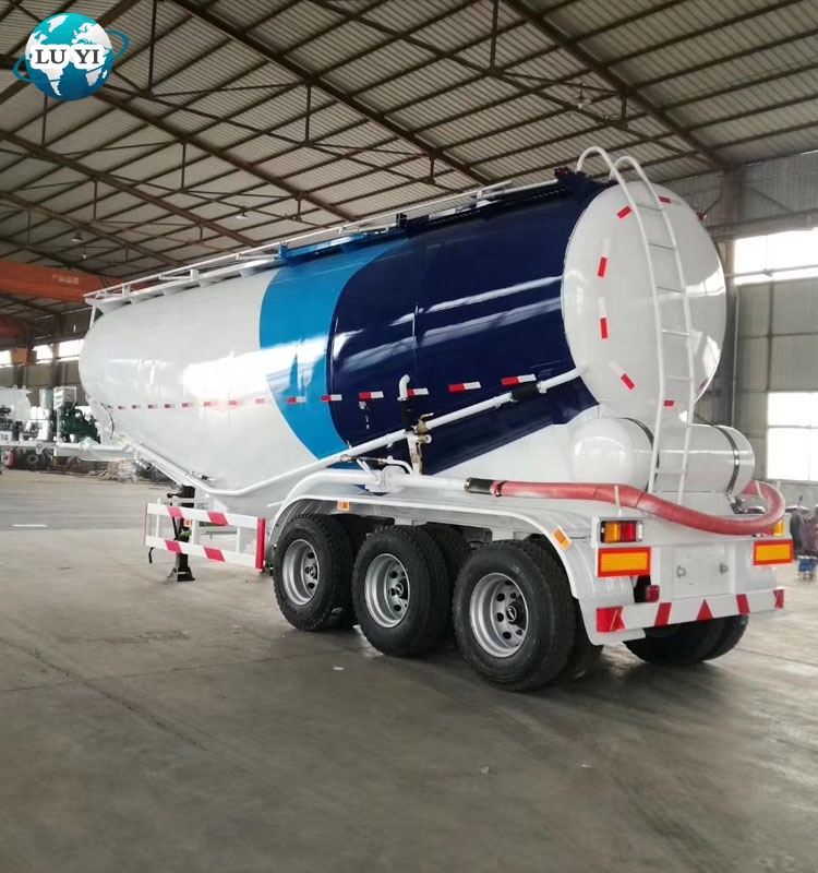 3-axle Bulk Cement Lime Coal Powder Tank Truck 21