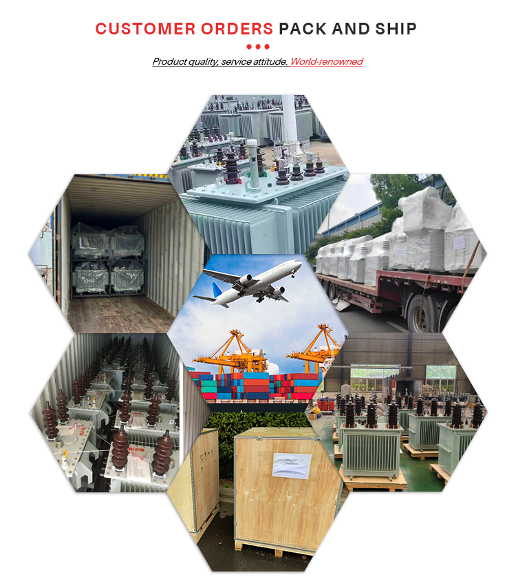 Oil Immersed Power Distribution Transformer 30kva-100mva 220v-220kv 16