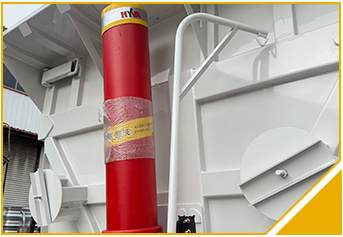 3-осный грузовой транспортный самосвальный прицеп с задней разгрузкой 14