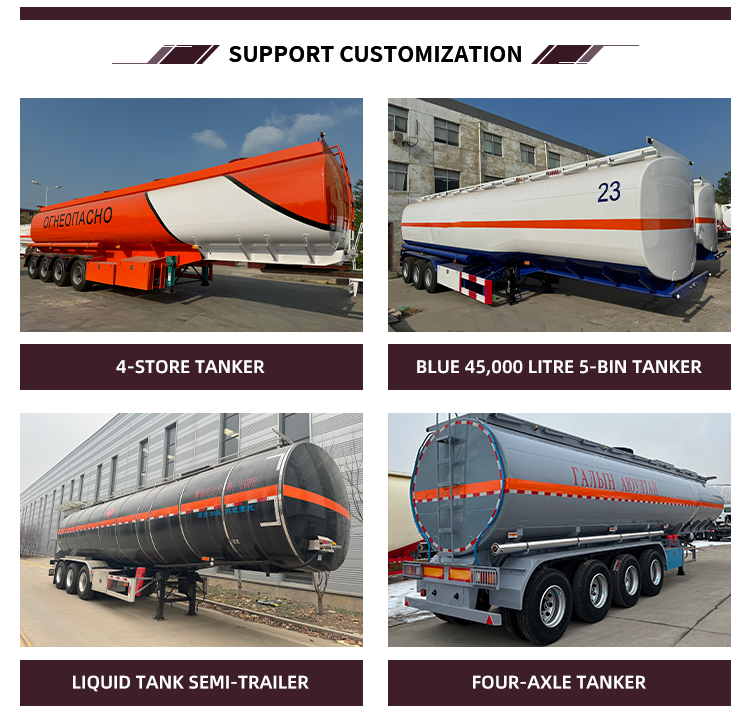 35CBM 35000 لتر مقطورة خزان الوقود | لوي 12