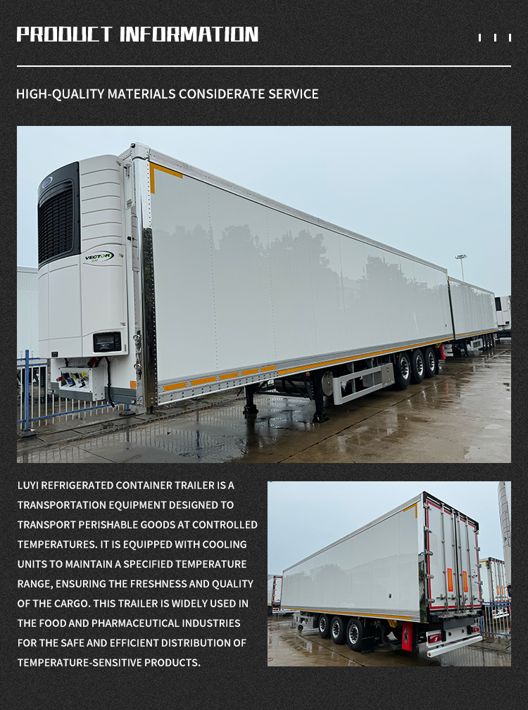3-axle refrigerated transport semi-trailer 9