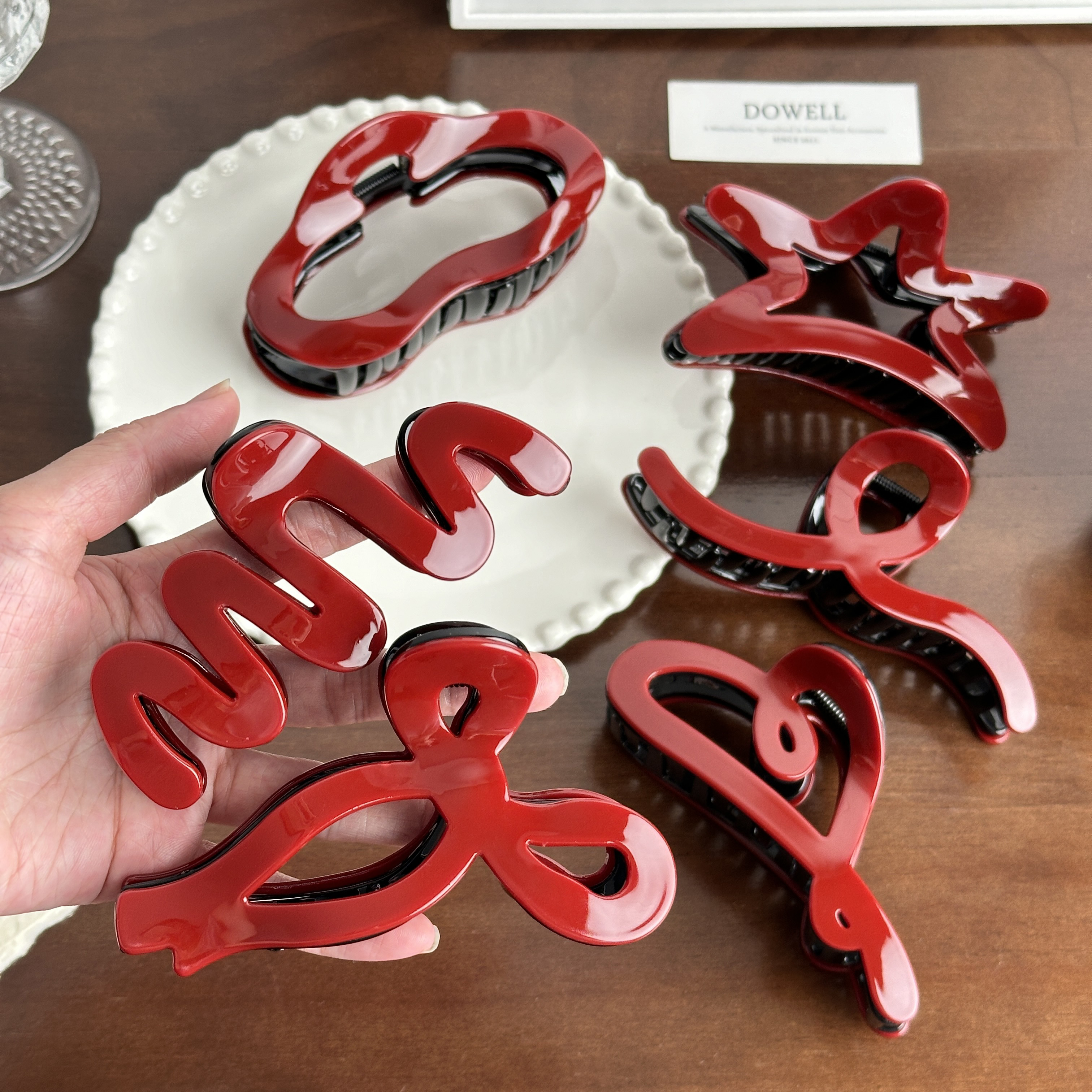 Plastic Hair Combs 2205 by Dowell 18