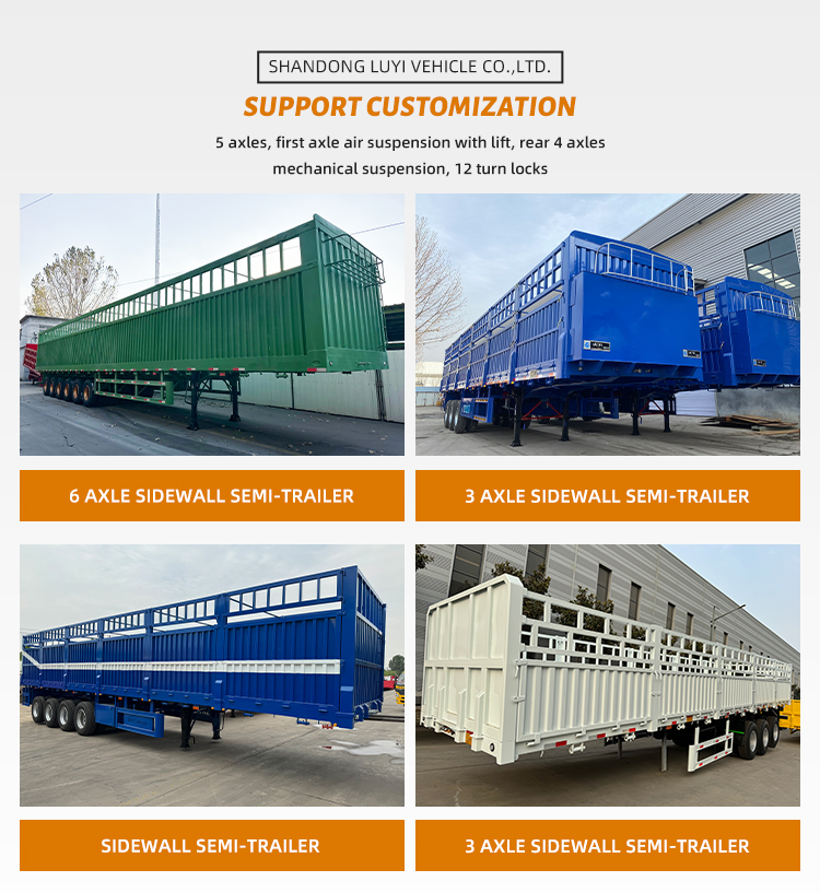 5 прицепа по осьу забор | Луи 11