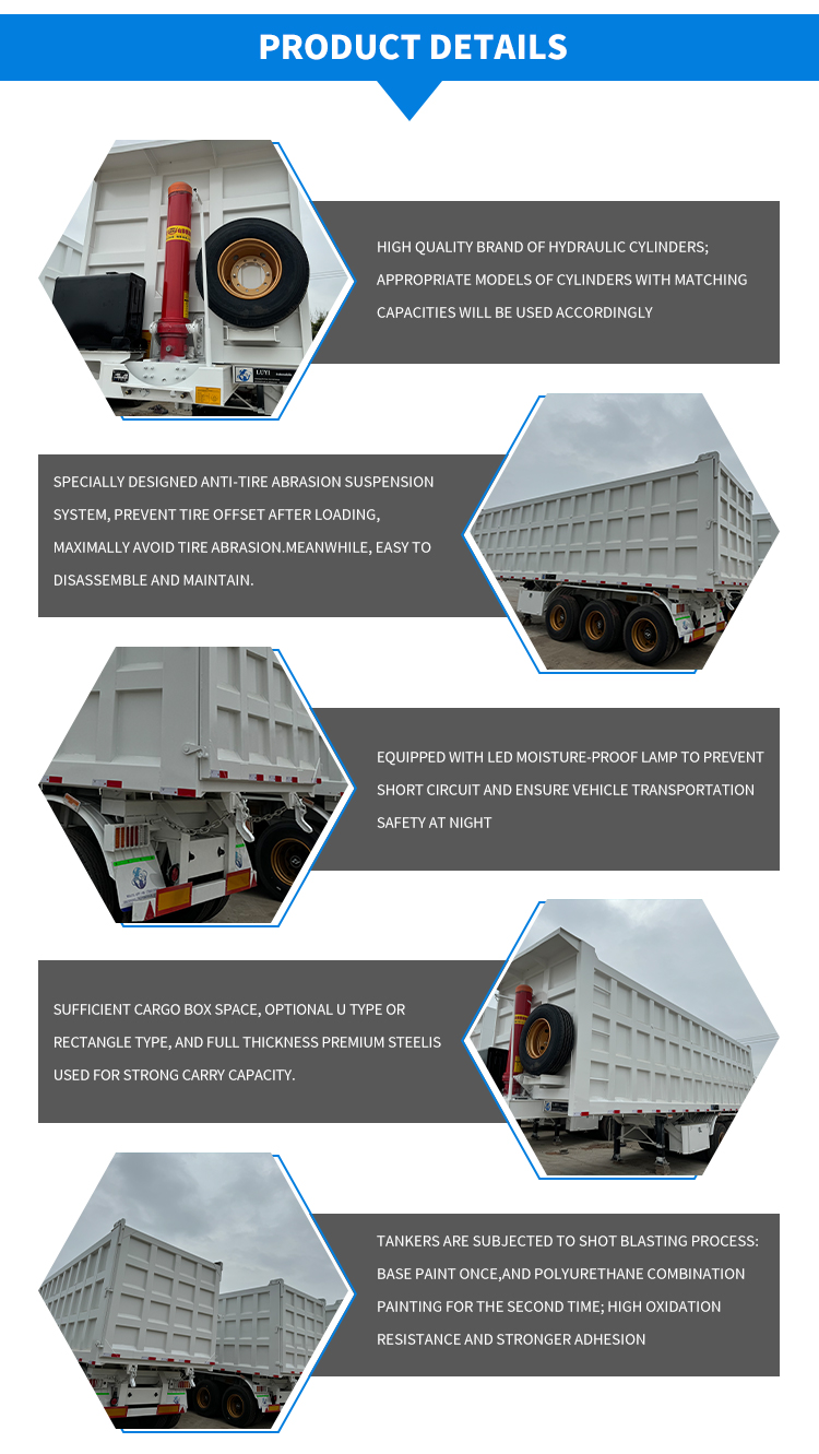 مقطورة هيدروليكية عالية الجودة على شكل حرف U. 9