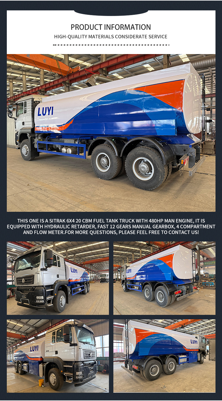 20000L Petrol/diesel/LPG Tank Truck For Transpor | LUYI 14