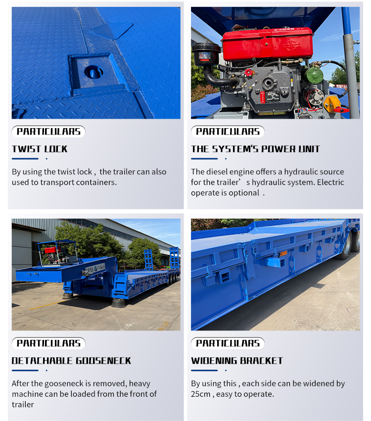 15.3m Semi de alta duración de servicio pesado extra largo | Luyi 12