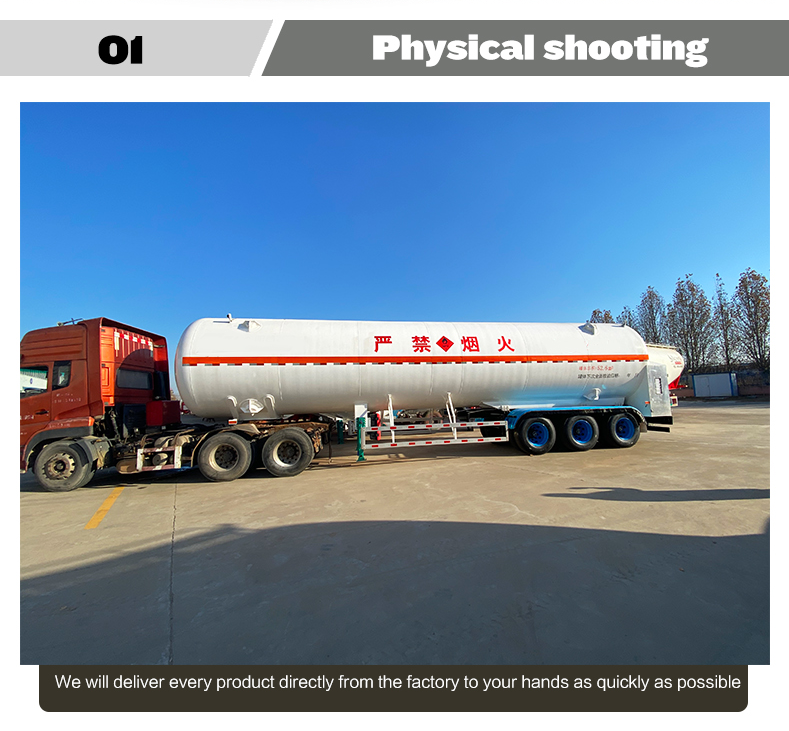 Carbon dioxide Lpg Liquid Gas Lng Tanker Semi Trailer 9