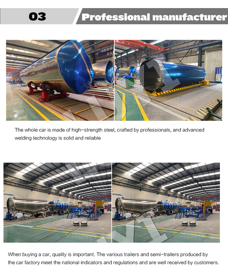 Carbon dioxide Lpg Liquid Gas Lng Tanker Semi Trailer 16