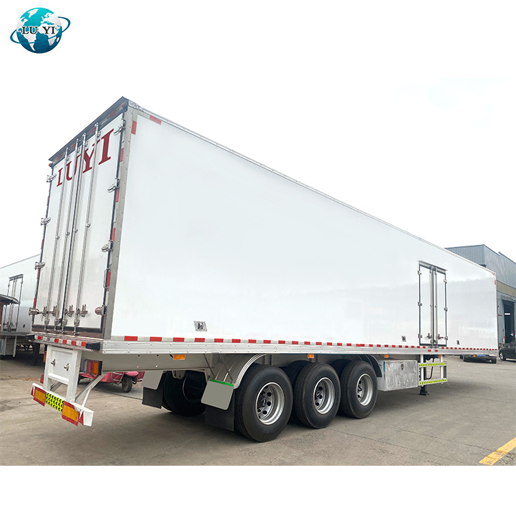 Transporting Food Meat Refrigerated Semi Trailer 11