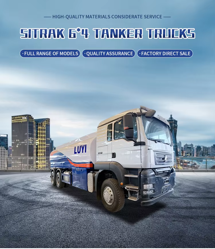 Semirrailer de camiones cisterna de combustible de 3 ejes para transporte de gasolina diesel & 7