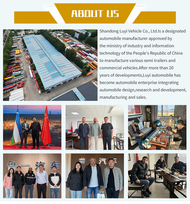 Remorque à benne basculante arrière hydraulique à 6 axes 15