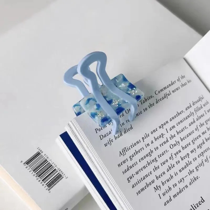 Dowell Wholesale Custom Colourful Mini Size Fun Acetate Hair Clip 18