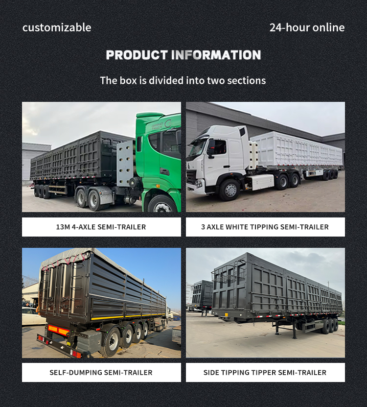 6-axle side-dump semi-trailer | LUYI 11