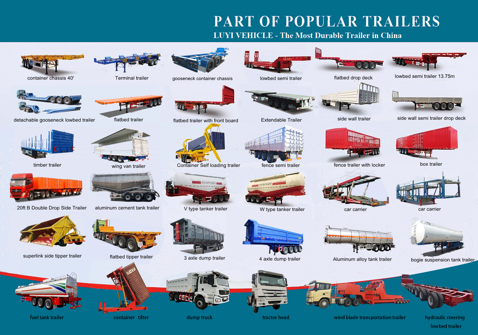 SEMI-TRAILER DE TRANSPORTS À 3 AXE 14