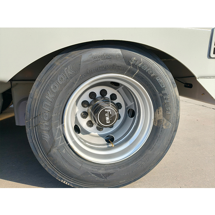 8 محور 100 طن مقطورة نصف قابلة للتمديد الهيدروليكية 15