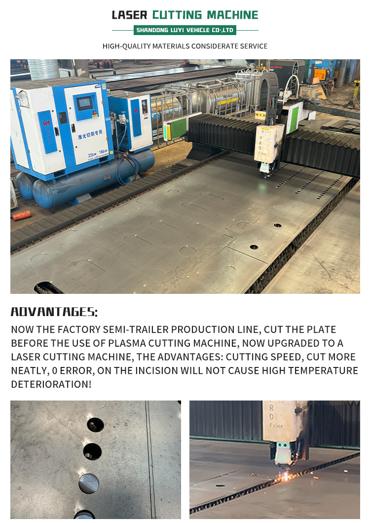 6-осиный забор типа высокая грузоподъемность полузащитный трейлер 14
