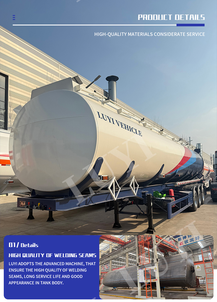 3-5 محاور مقطورات ناقلة النقل الآمن مقاوم للماء 9