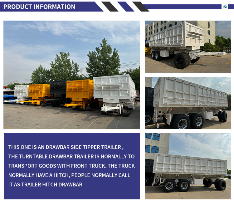 3 essieux remorque de remorquage à plusieurs étapes 9