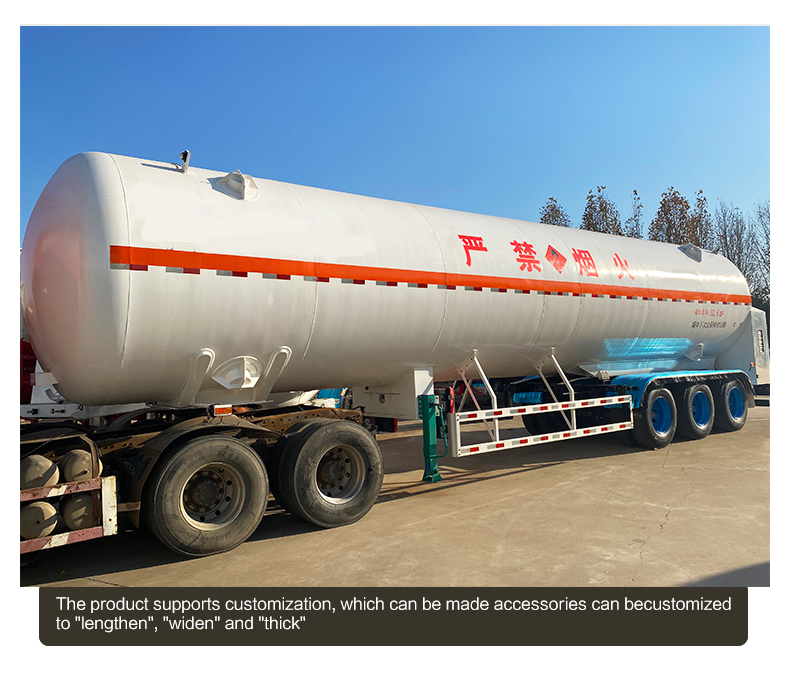 Carbon dioxide Lpg Liquid Gas Lng Tanker Semi Trailer 10