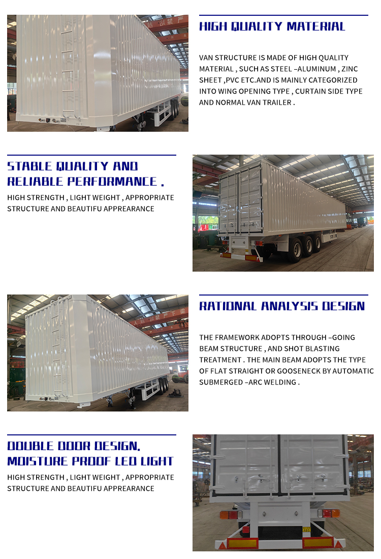 Semi-remorque de conteneur de 40 pieds 110 cubes | Luyi 10