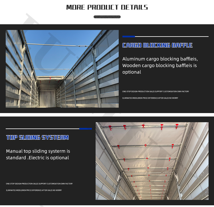 Cortina de contenedor abierta de 130 cbm Semifiler 11
