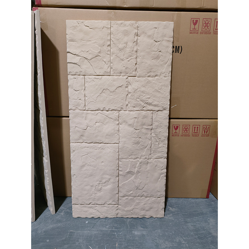 Factory Direct Pu Stone Wall Panels Exterior Polyurethane Pu Castle Rock Stone Wall Panel Interior Faux Pu Castle Brick Stone 22