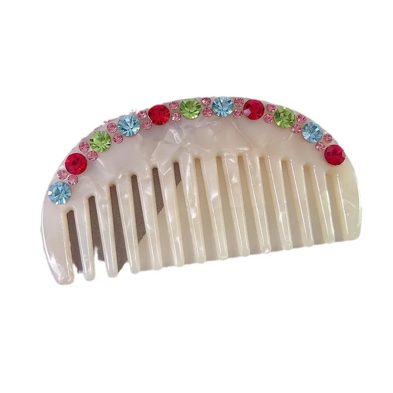 Dowell Odm Rhinestones Clips Inlaid Comb Luxury Acetate Hair Set 17