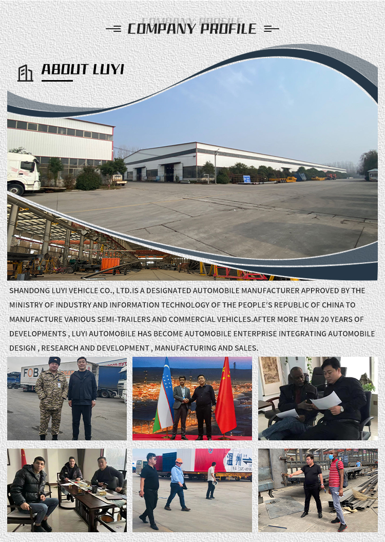 Semirrailer de pared de la pared lateral de carga a granel de 60 toneladas de 60 toneladas 16