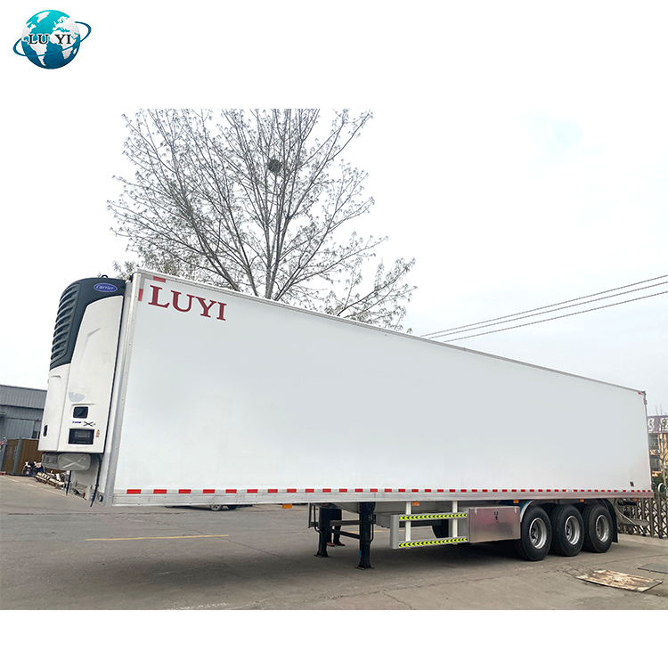 Transporting Food Meat Refrigerated Semi Trailer 9