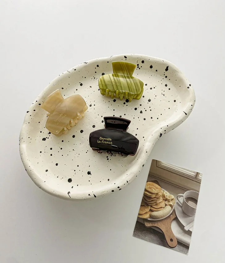 Dowell Personalize Customize Small Size Acetate Hair Claw For Kids Hair Accessories 18