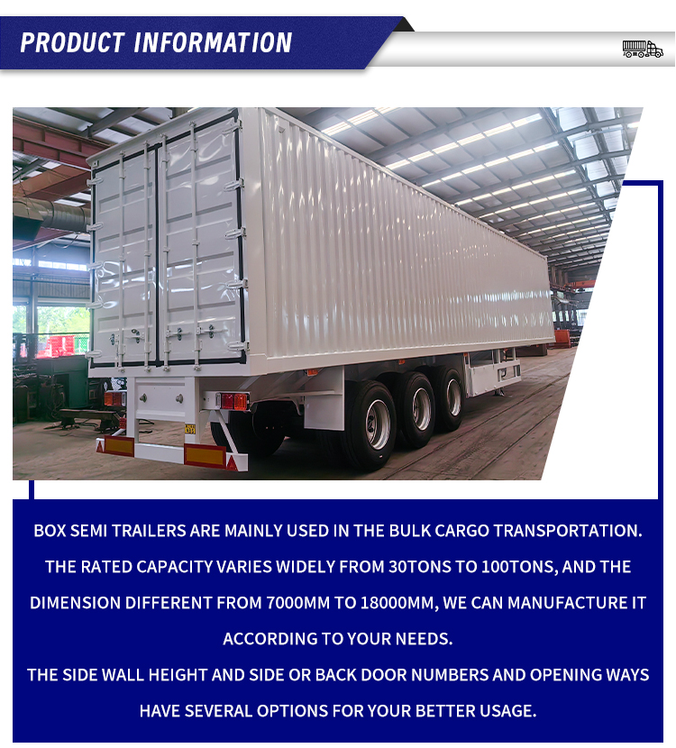 Semi-remorque de conteneur de 40 pieds 110 cubes | Luyi 8