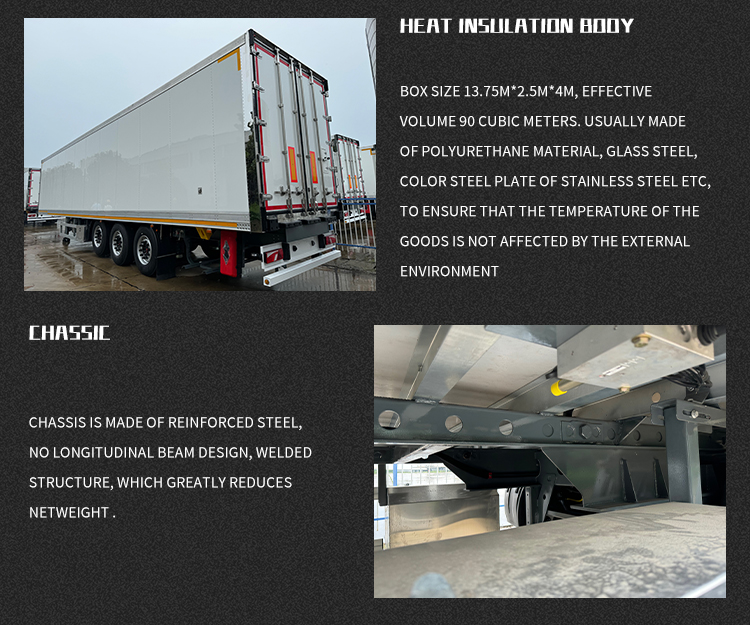 3-axle refrigerated transport semi-trailer 11