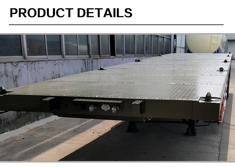 5 Axles 80 Ton Platform Trailer With Lifting System 8
