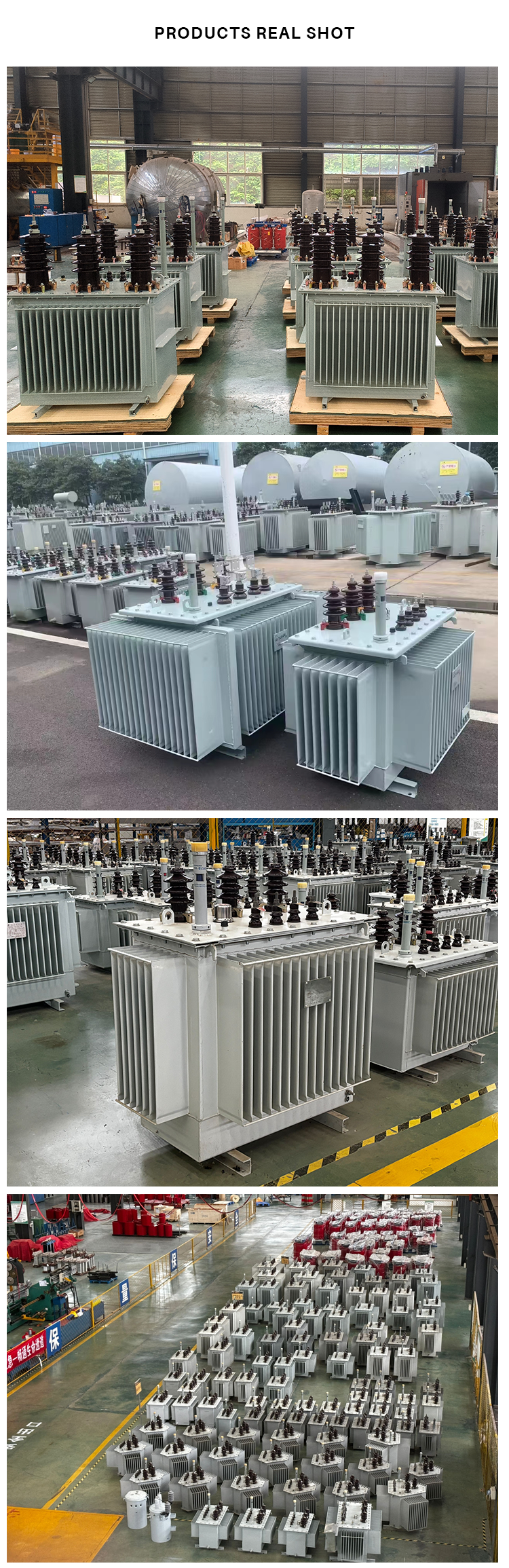 Oil Immersed Power Distribution Transformer 30kva-100mva 220v-220kv 11