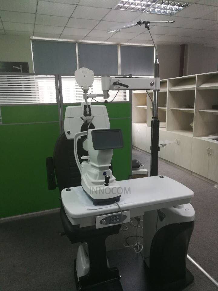 Ergonomic Adjustable Ophthalmic Chair And Stand Unit Table | INNORKOM 12
