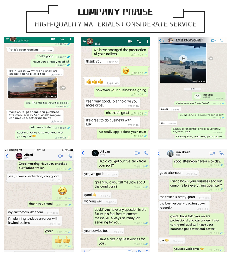 Self-unloading Box-type Semi-trailers | LUYI 11