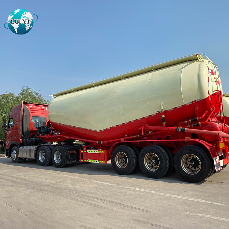3-axle Bulk Cement Lime Coal Powder Tank Truck 19