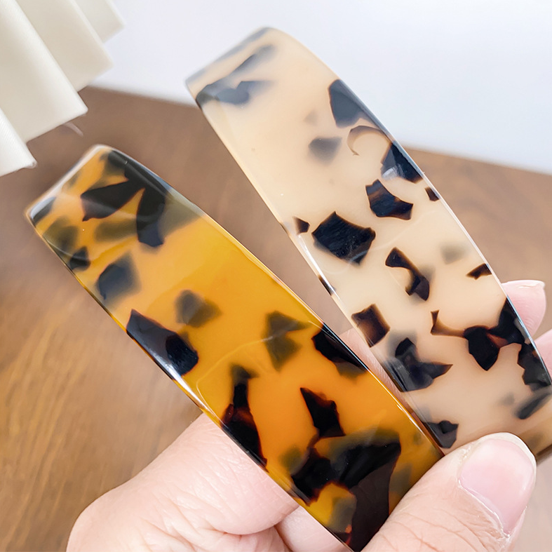 Dowell – bandeaux léopard en acétate de haute qualité, nouveaux bandeaux européens tendance 17