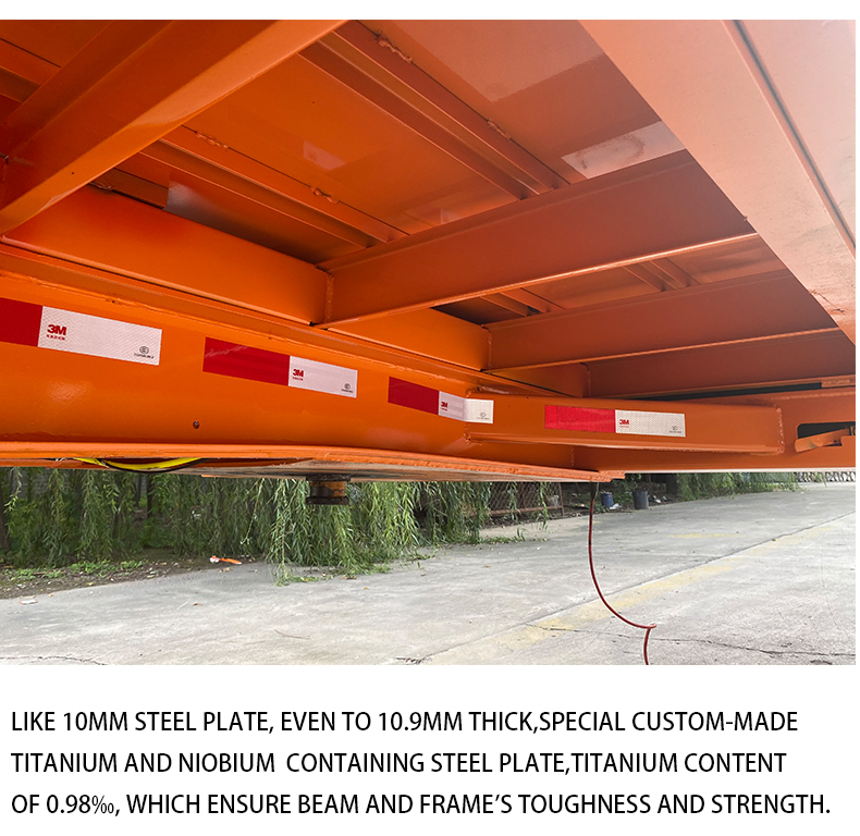 Ala de caja abierta Cortina Semi Truck Brailer | Luyi 13