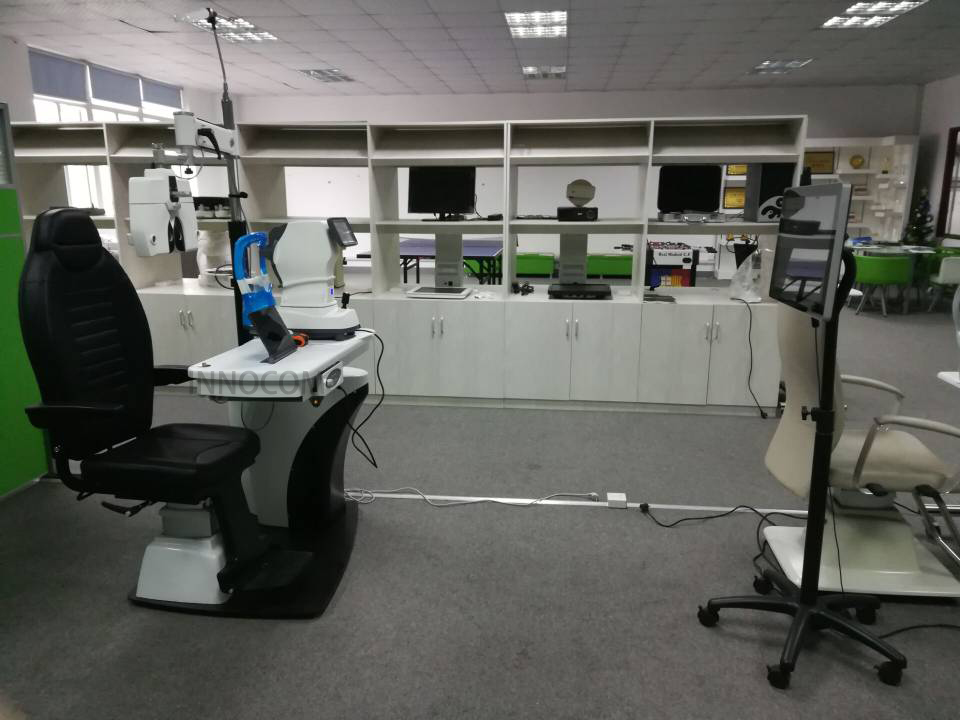 Ergonomic Adjustable Ophthalmic Chair And Stand Unit Table | INNORKOM 10