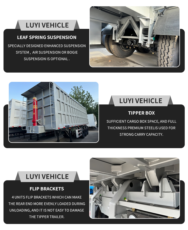 Self-unloading Box-type Semi-trailers | LUYI 10