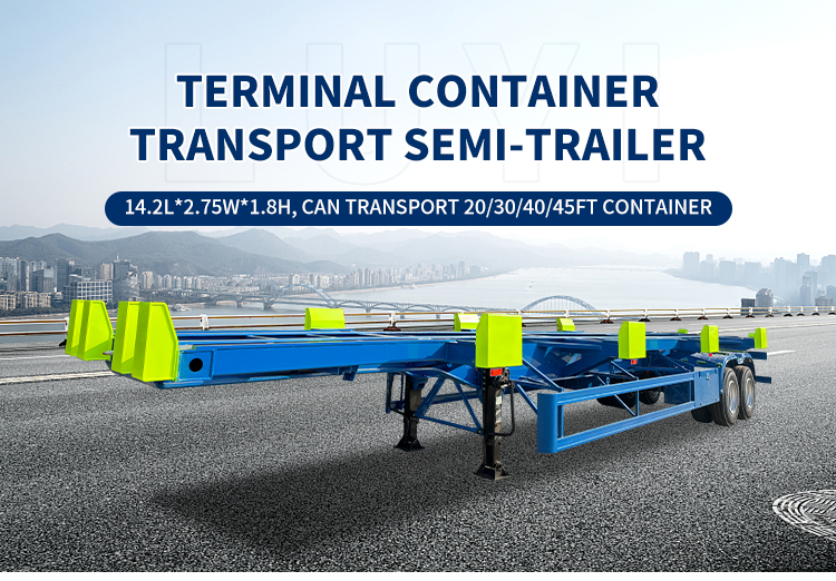 BPW Axle Air Suspension Low Plumped Platfbed Semi Trailer 7