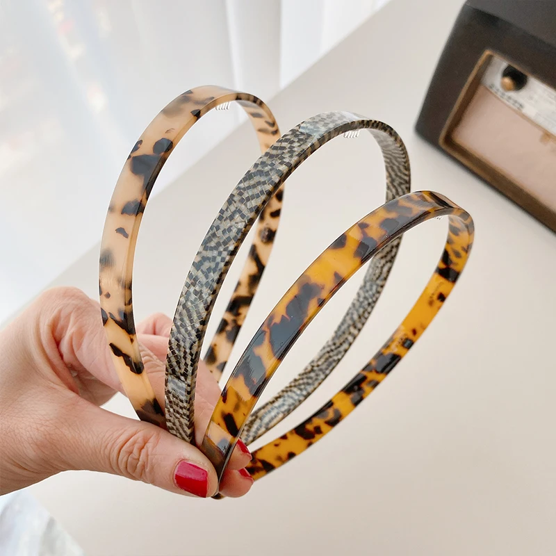 Dowell Plain Color Hairbands For Women And Girls Simple Design Hairbands Acetate Head Accesory 18