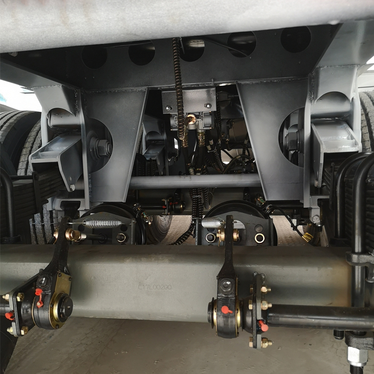 3-axle Bulk Cement Lime Coal Powder Tank Truck 13