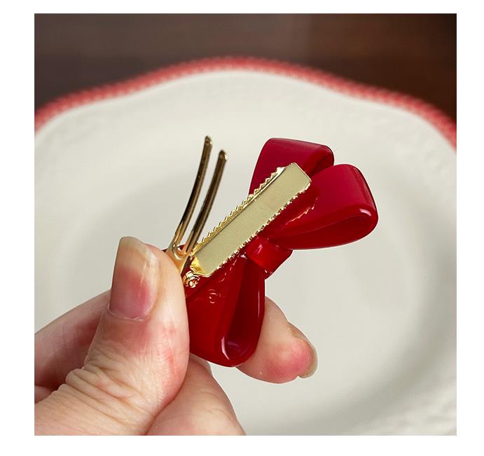 Dowell Girls Sweet Style Bowknot Acetate Hair Pins And Elastic Rope Hair Decoration For Parties Pretty Elegant 21